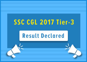 SSC CGL 2017 Tier-3 Result Declared