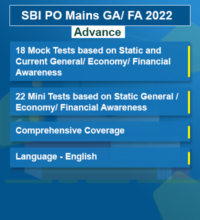 SBI PO Mains 2022 Advance
