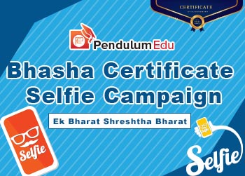 Bhasha Certificate Selfie Campaign