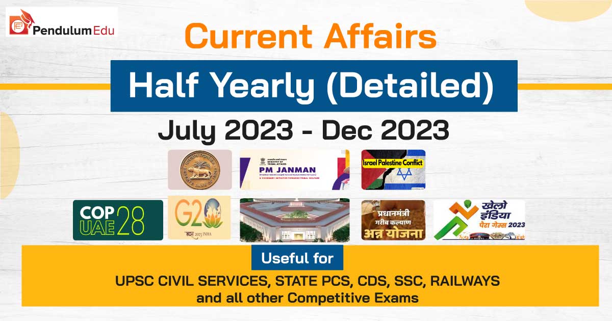 Current Affairs July December 2023 Half Yearly Current Affairs Book 1060