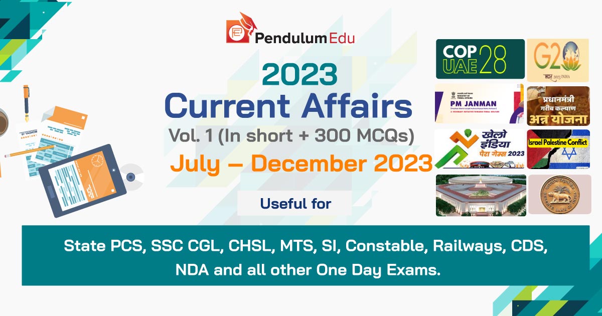 Current Affairs 2023 Book Half Yearly Current Affairs July 2023 December 2023 4586