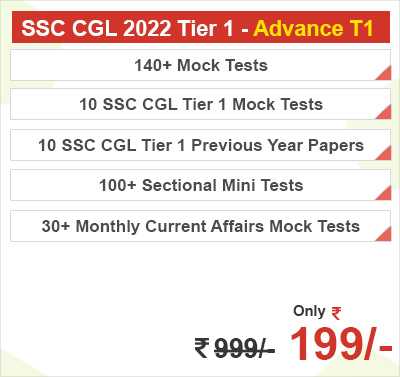 SSC CGL 2022 Tier 1 advance t1 test series