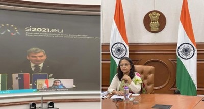 8th India – Slovenia Foreign Office Consultations held virtually