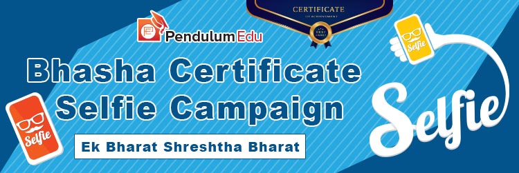 Bhasha Certificate Selfie Campaign 