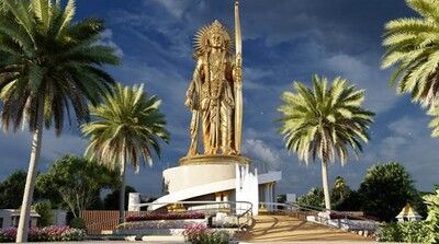 108 feet tall statue of Lord Shri Ram in Kurnool