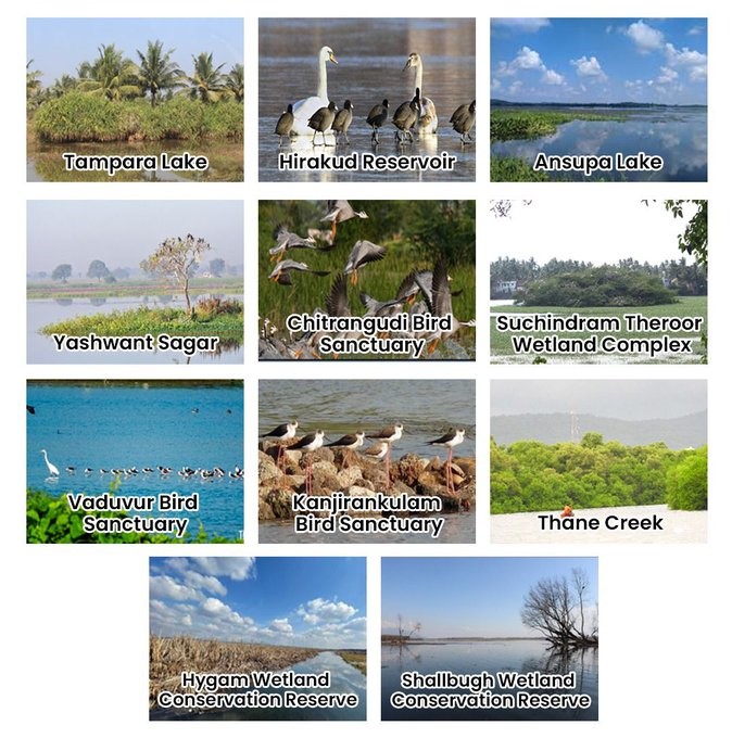 11 Wetlands added to Ramsar List