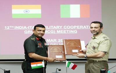 12th Edition of India-Italy Military Cooperation Group Meeting 