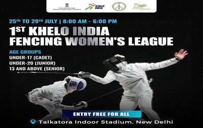 1st Khelo India Fencing Women’s League