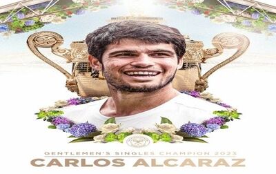 Carlos Alcaraz won his first Wimbledon title
