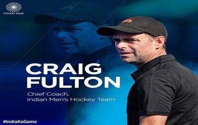 Craig Fulton as chief coach of the Indian men’s hockey team