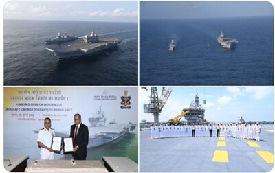 ‘INS Vikrant’ handed over to the Indian Navy