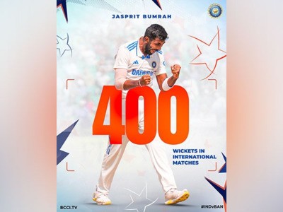 10th Indian bowler to reach 400 international wickets