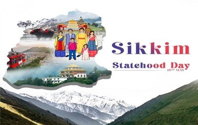 Sikkim celebrated its 48th statehood day 