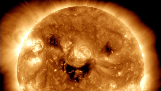 Smiling Sun pictture by NASA