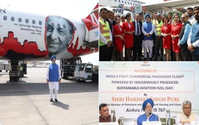 Sustainable Aviation Fuel flew from Pune to Delhi