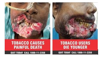 new set of specified health warnings for all tobacco product packs