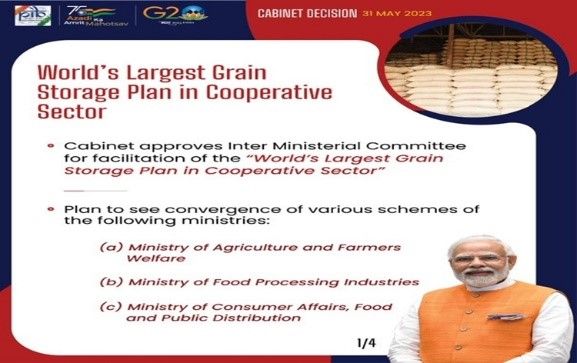 world's largest grain storage scheme in the cooperative sector