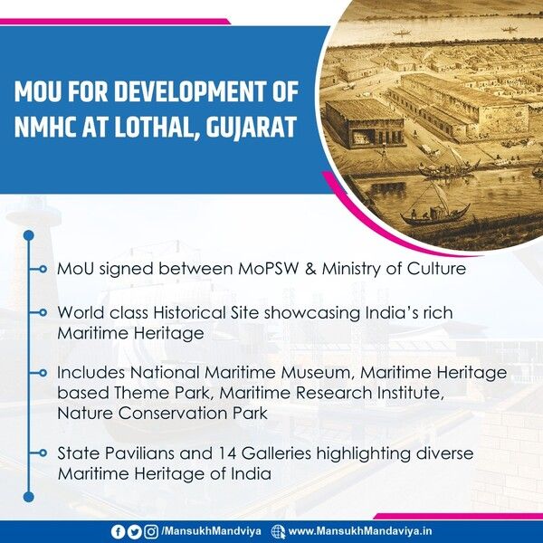 development of National Maritime Heritage Complex at Lothal