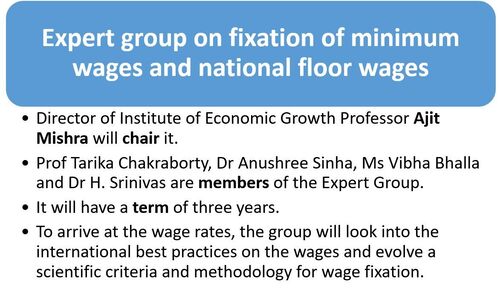 fixation of minimum wages and national floor wages