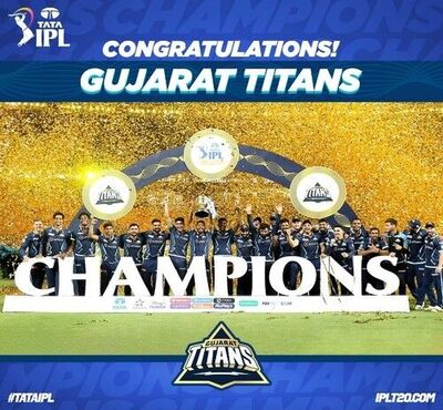Gujarat Titans won the IPL final