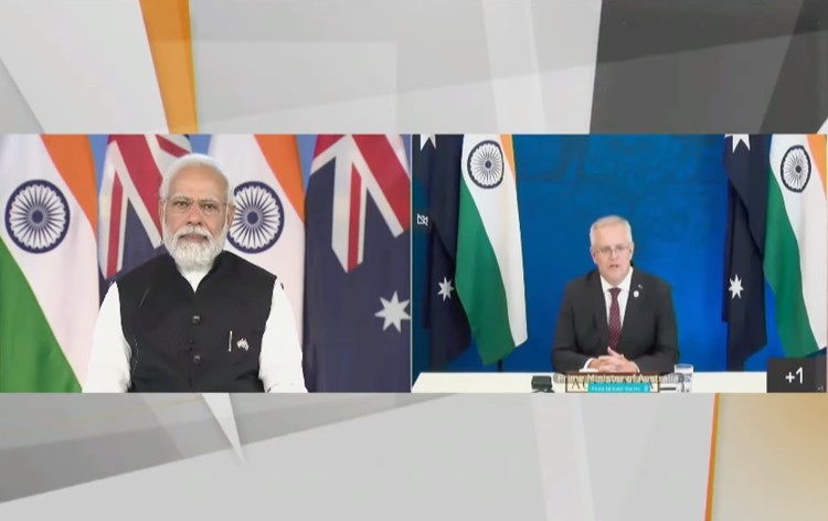 second India-Australia Virtual Summit on 21 March 2022