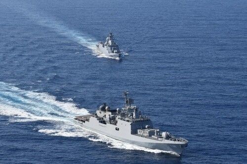 Indian Navy participated with Algerian Navy in Maiden Maritime Partnership Exercise