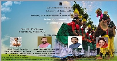 Ministry and Tribal Affairs Ministry sign a joint communication to empower tribal communities
