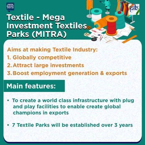 Mega Investment Textiles Parks (MITRA) scheme 