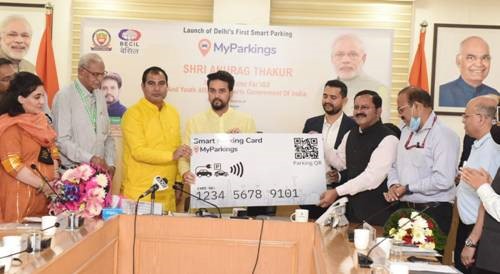 Minister Anurag Thakur launched MyParkings app