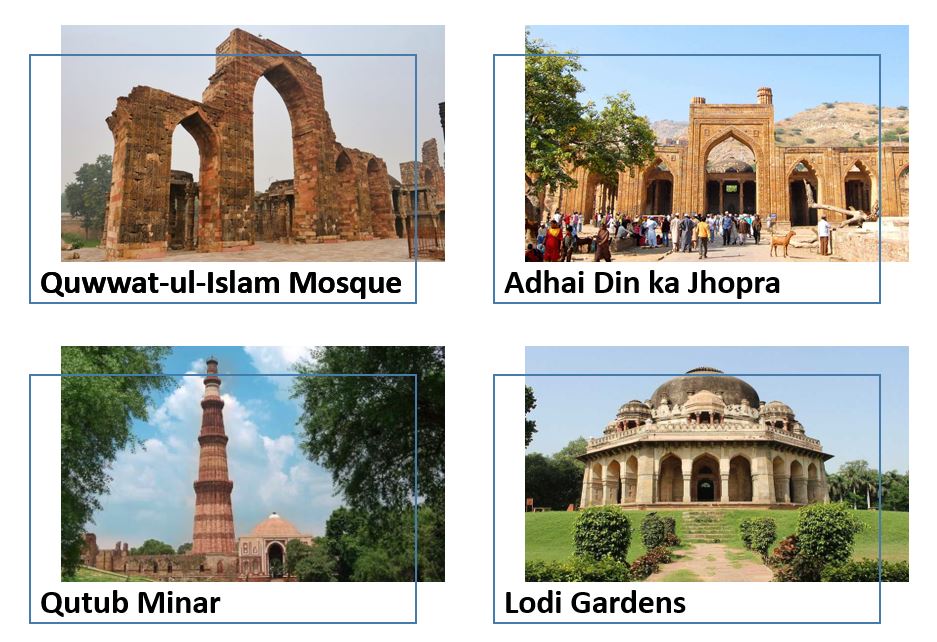 Monuments built during Delhi Sultanate rule