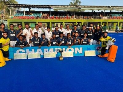Indian Railways won the prestigious Obaidullah Khan Heritage Hockey Cup