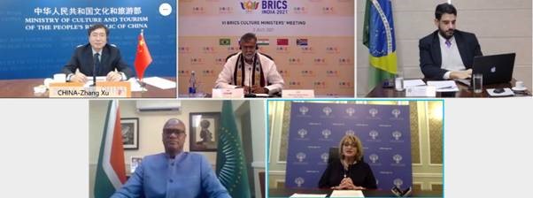 Prahlad Singh Patel chairs 6th meeting of BRICS Culture Ministers