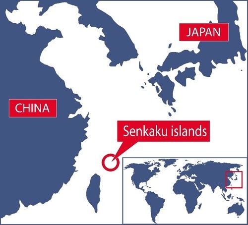 Senkaku Islands in the East China Sea