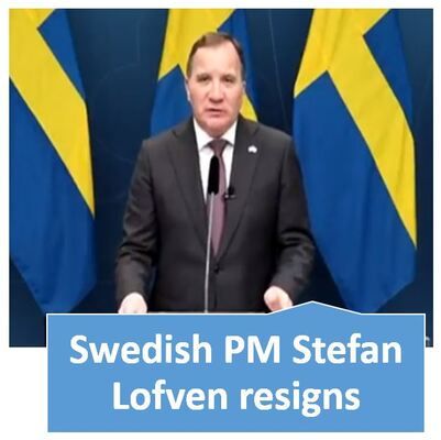 Swedish PM Stefan Lofven