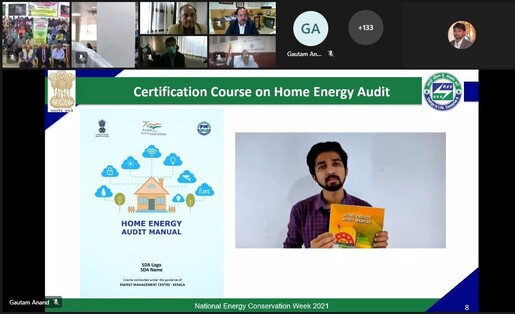 ऊर्जा दक्षता ब्यूरो (बीईई) ने 'होम एनर्जी ऑडिट पर प्रमाणन पाठ्यक्रम' पहल शुरू की है।