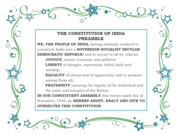 words in indian constitution