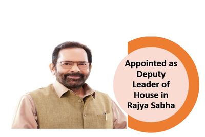 Mukhtar Abbas Naqvi appointed as Deputy Leader