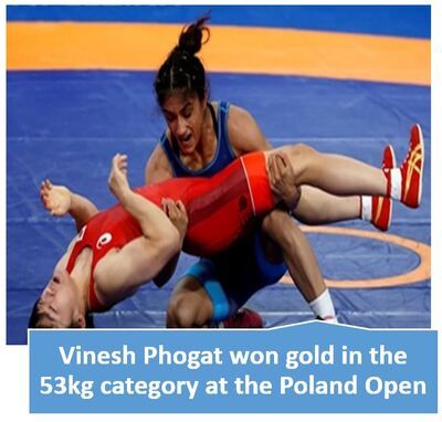 Wrestler Vinesh Phogat